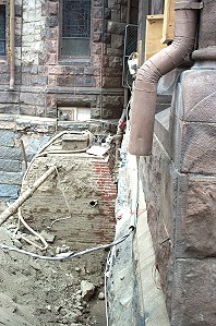 Excavation at Trinity Church