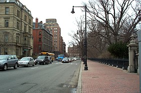 View of Arlington Street towards Beacon