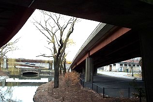 Bridge at Boylston Street Entrance