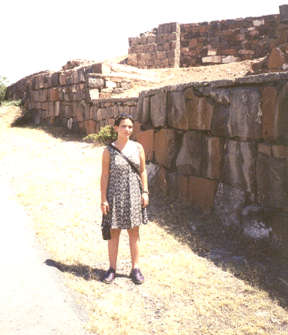 Anne and old stones