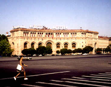 Republic Square and Hotel Armenia