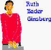 Drawing of Ruth Bader Gisbvurg from a Time Magazine photo
