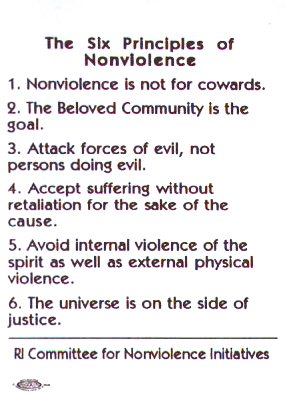 principles of non-violence