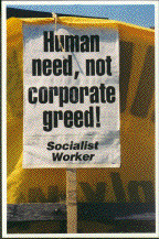 photo of socialist worker's sign