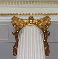 White column with Ionic capital at the Church of Saint Magnus Martyr